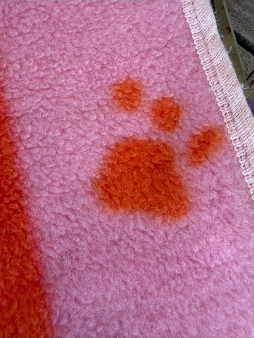 Vintage Disney The Lion King Young Simba Plush Blanket Pink Blue 90s 45x53 GUC